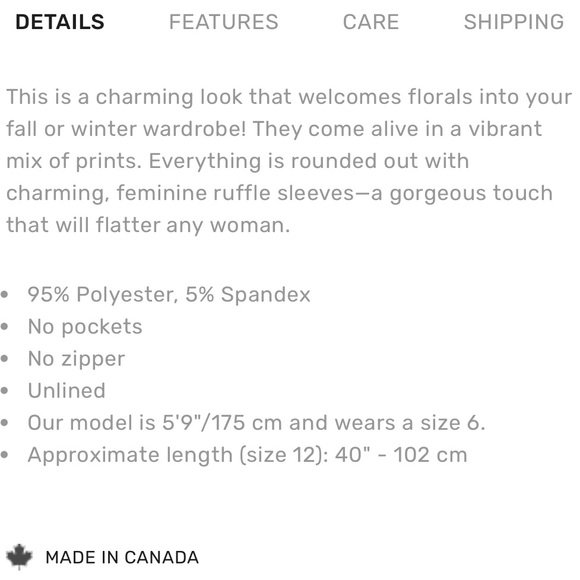 NWOT Joseph Ribkoff Flora Dress - Picture 9 of 9